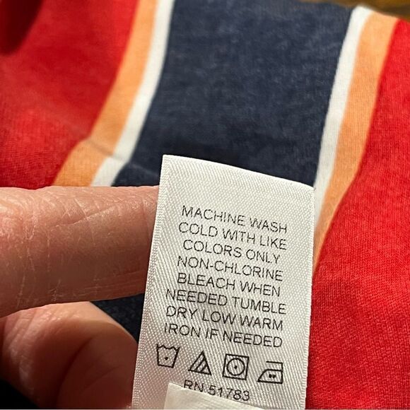 Maurice's Spaghetti Straps Front Wrap Stripe Tank Top - Picture 10 of 13